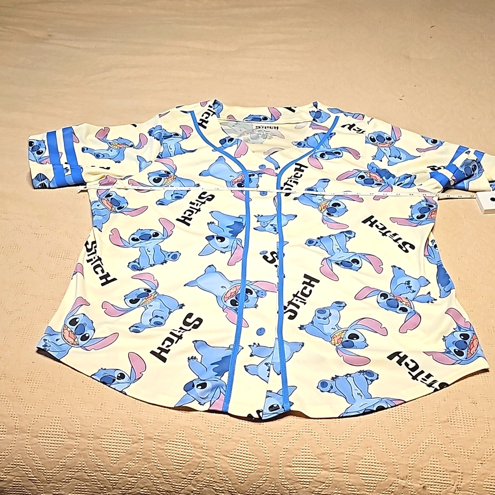 Disney Stitch baseball T-shirt Size 3X